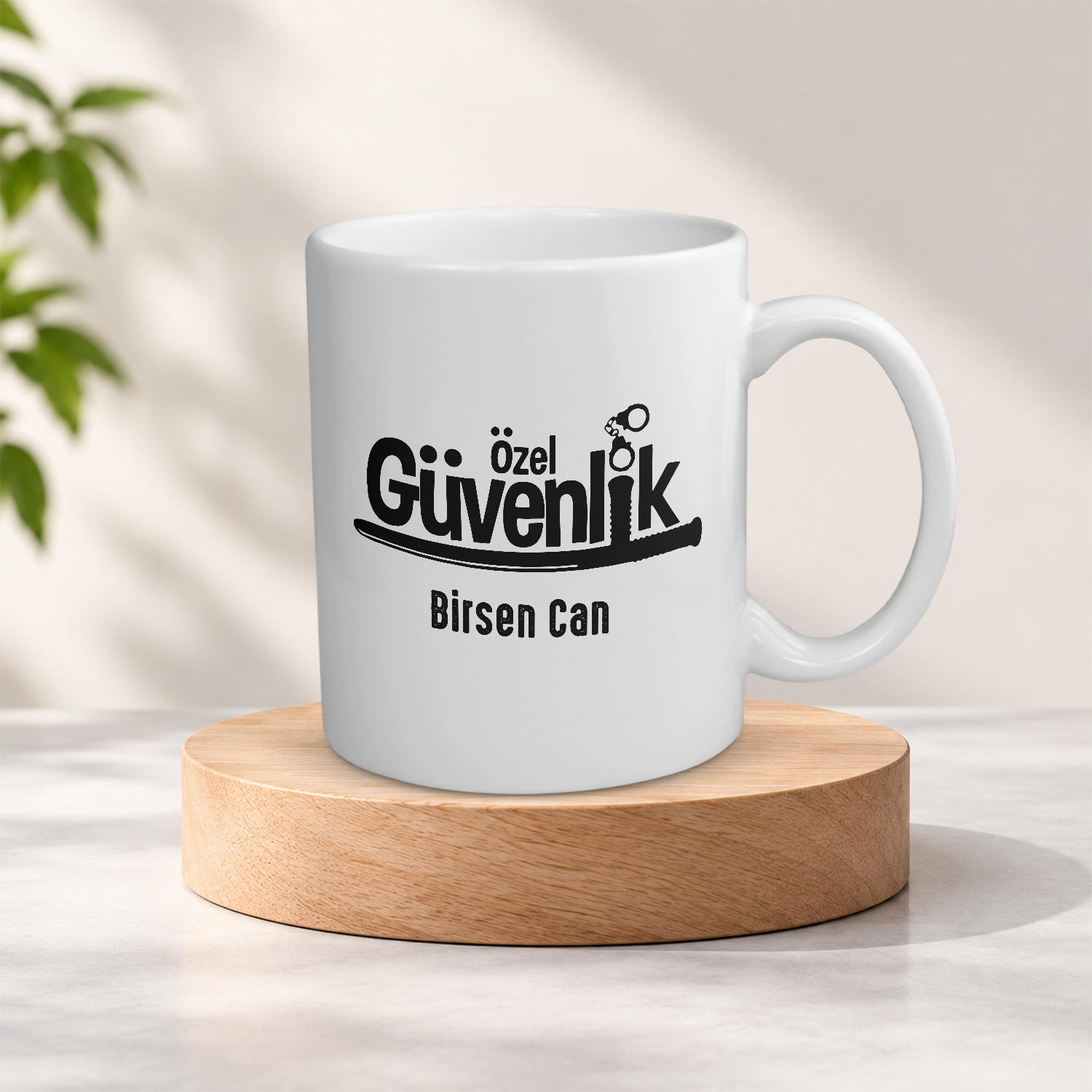 Kişiye Özel İsimli Özel Güvenlik Meslek Kupa Bardak